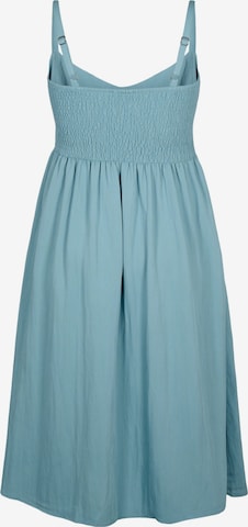 Robe 'Macy' Zizzi en bleu