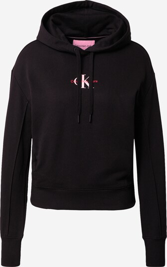 Calvin Klein Jeans Mikina - ružová / čierna / biela, Produkt