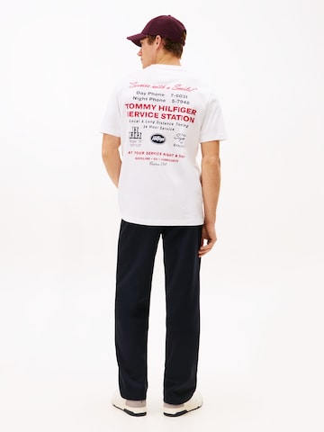 TOMMY HILFIGER Shirt 'SERVICE STATION' in Beige