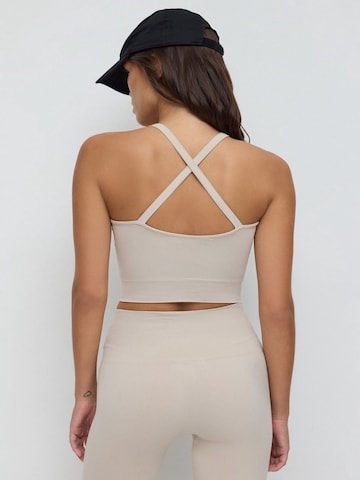 No Matter What Top in Beige