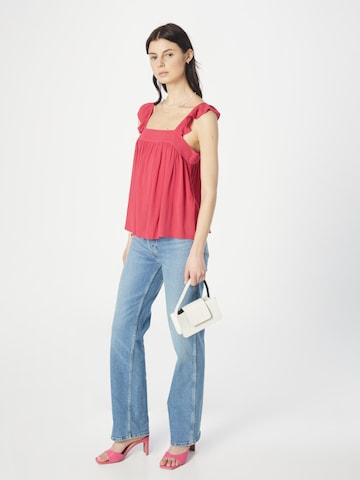 ICHI Blouse 'MARRAKECH' in Rood