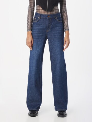 PULZ Jeans Wide leg Jeans 'VEGA' in Blauw: voorkant