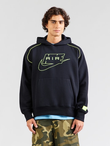 Nike Sportswear Mikina 'AIR' – modrá: přední strana