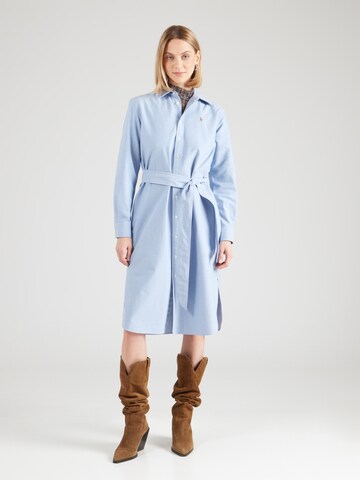 Polo Ralph Lauren Shirt dress in Blue: front