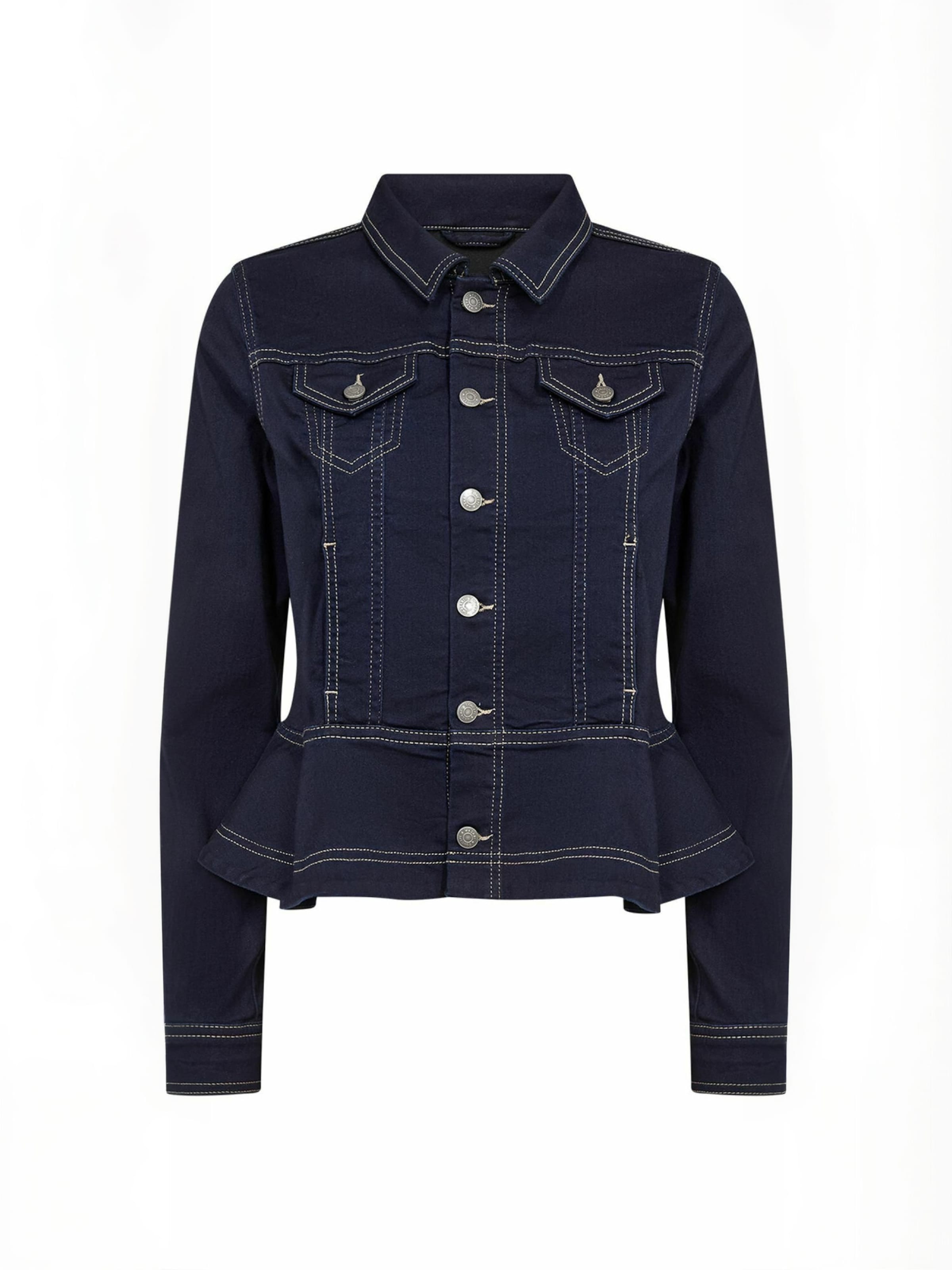 Wasabi Concept Between-season jacket 'Summer ' in Blue: front