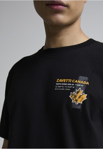 T-Shirt 'Alonso' Zavetti Canada en noir