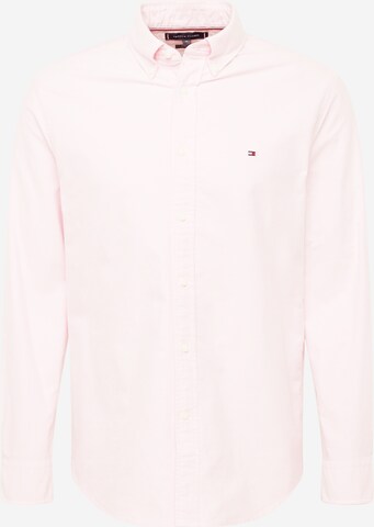 TOMMY HILFIGER Regular fit Overhemd 'HERITAGE' in Roze: voorkant