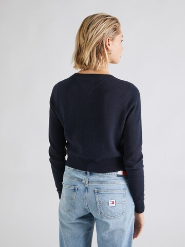 Tommy Jeans - Casaco de malha 'ESSENTIAL' em azul