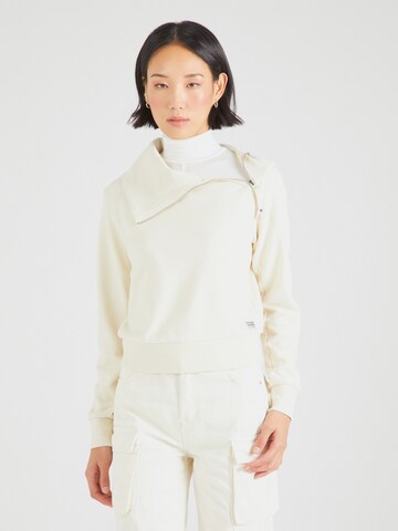 Sweat-shirt G-STAR en blanc : devant