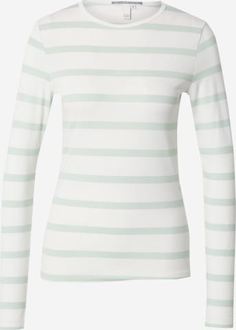 T-shirt QS en blanc : devant