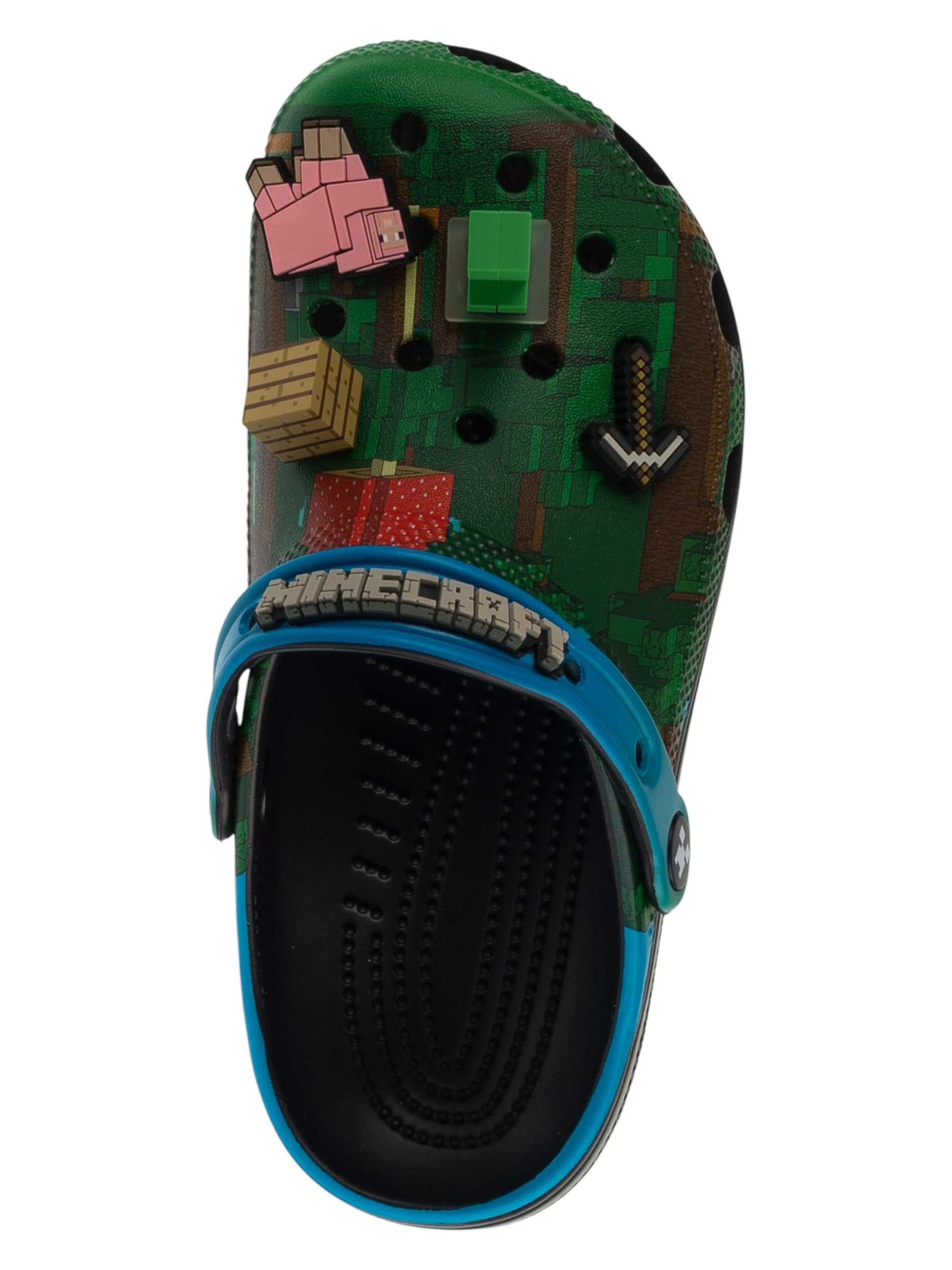 Crocs Clogs 'Crocs Classic Minecraft' in Green