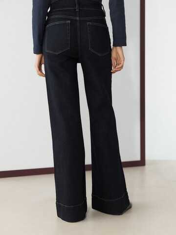 Next Wide Leg Jeans in Blau