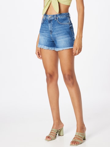 Trendyol Regular Shorts in Blau: predná strana