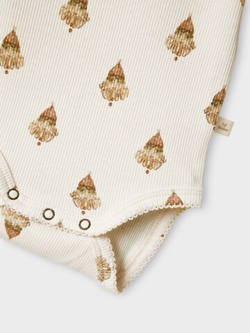 NAME IT Romper/bodysuit 'Zirkus' in Beige