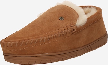 Warmbat Hjemmesko 'Grizzly' i brun: forside
