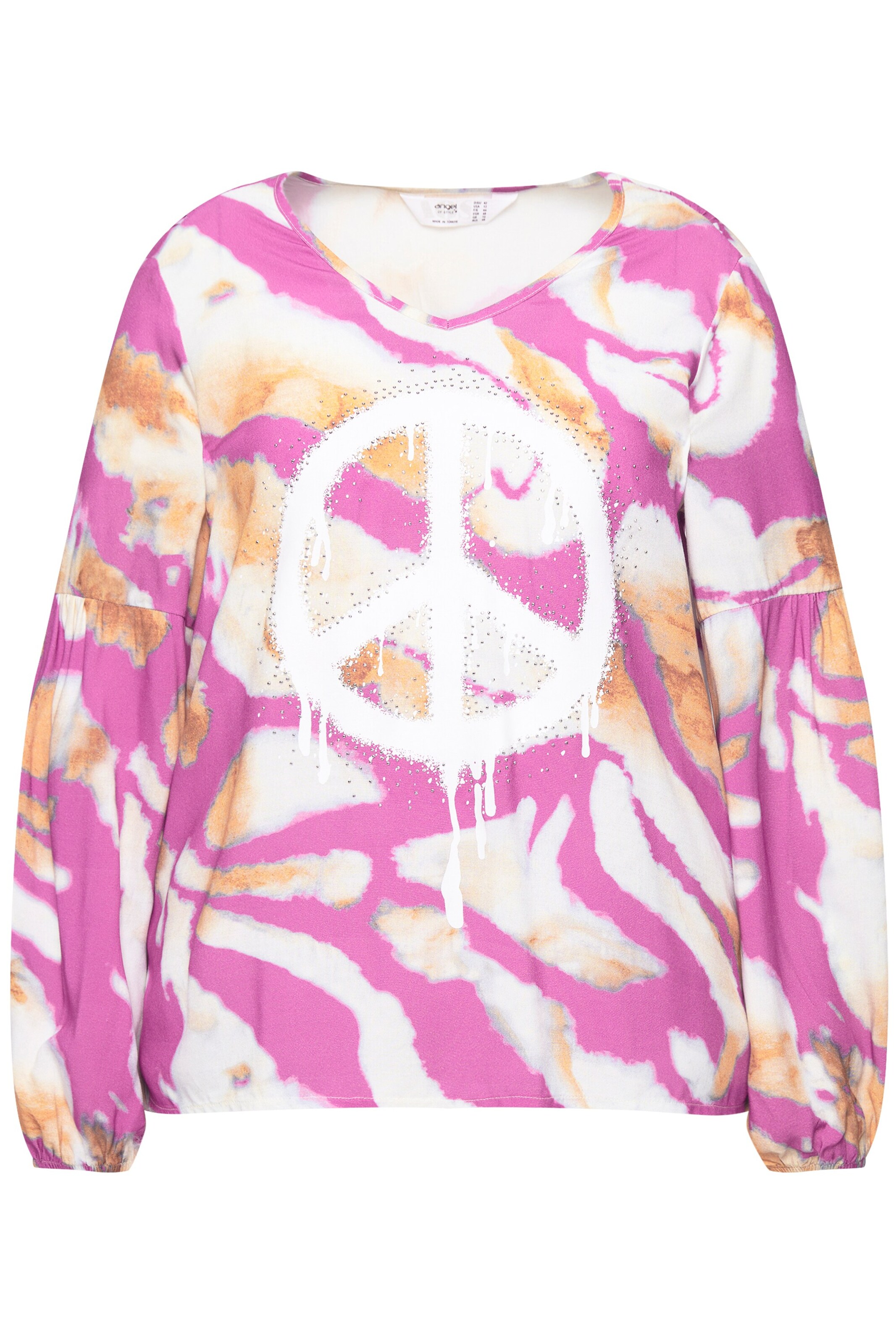 Angel of Style Bluse in Mischfarben: Vorderseite