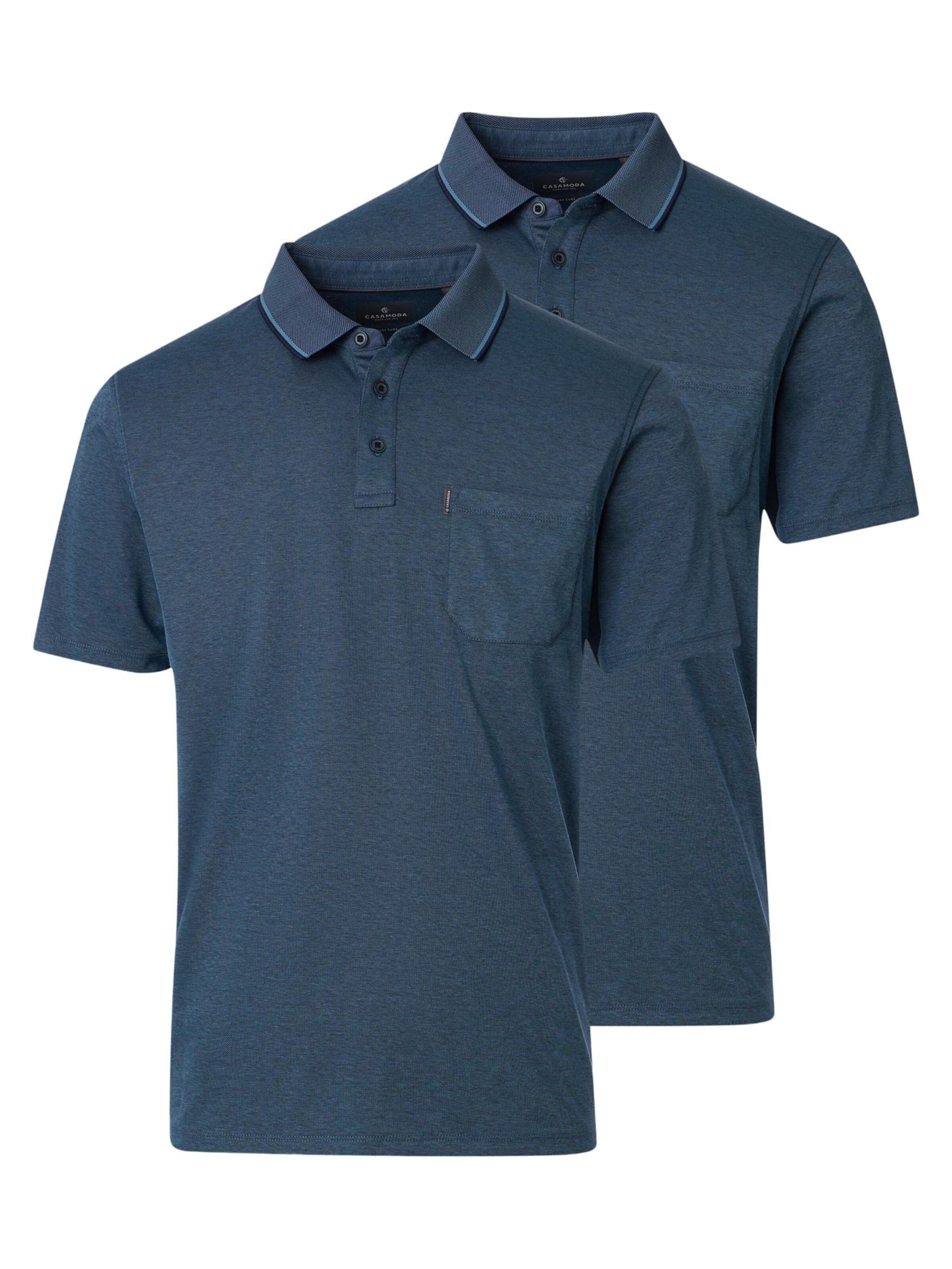 CASAMODA Shirt 'Basic' in Blue: front