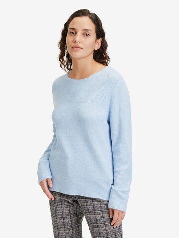 Pull-over Betty & Co en bleu : devant