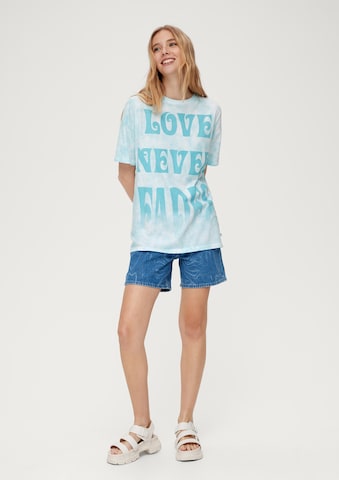 QS T-Shirt in Blau