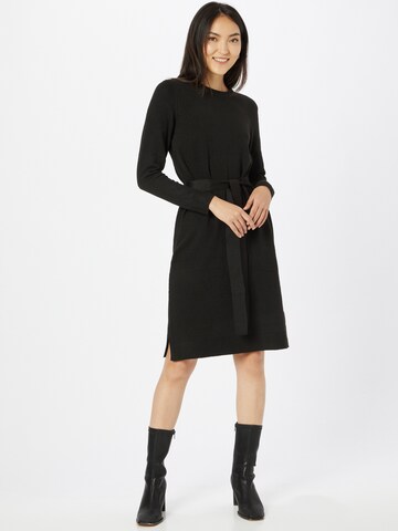 PIECES Knitted dress 'Cava' in Black: front