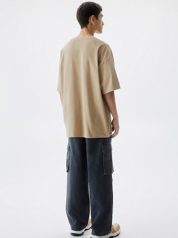 Pull&Bear Loosefit Cargo nadrágok - kék