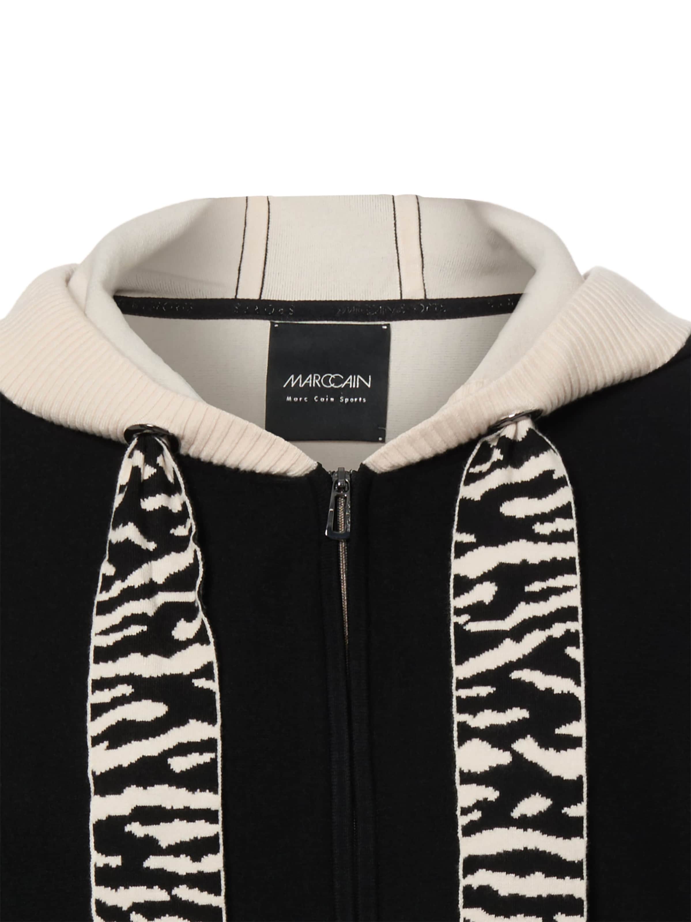 Marc Cain Gebreid vest in Zwart