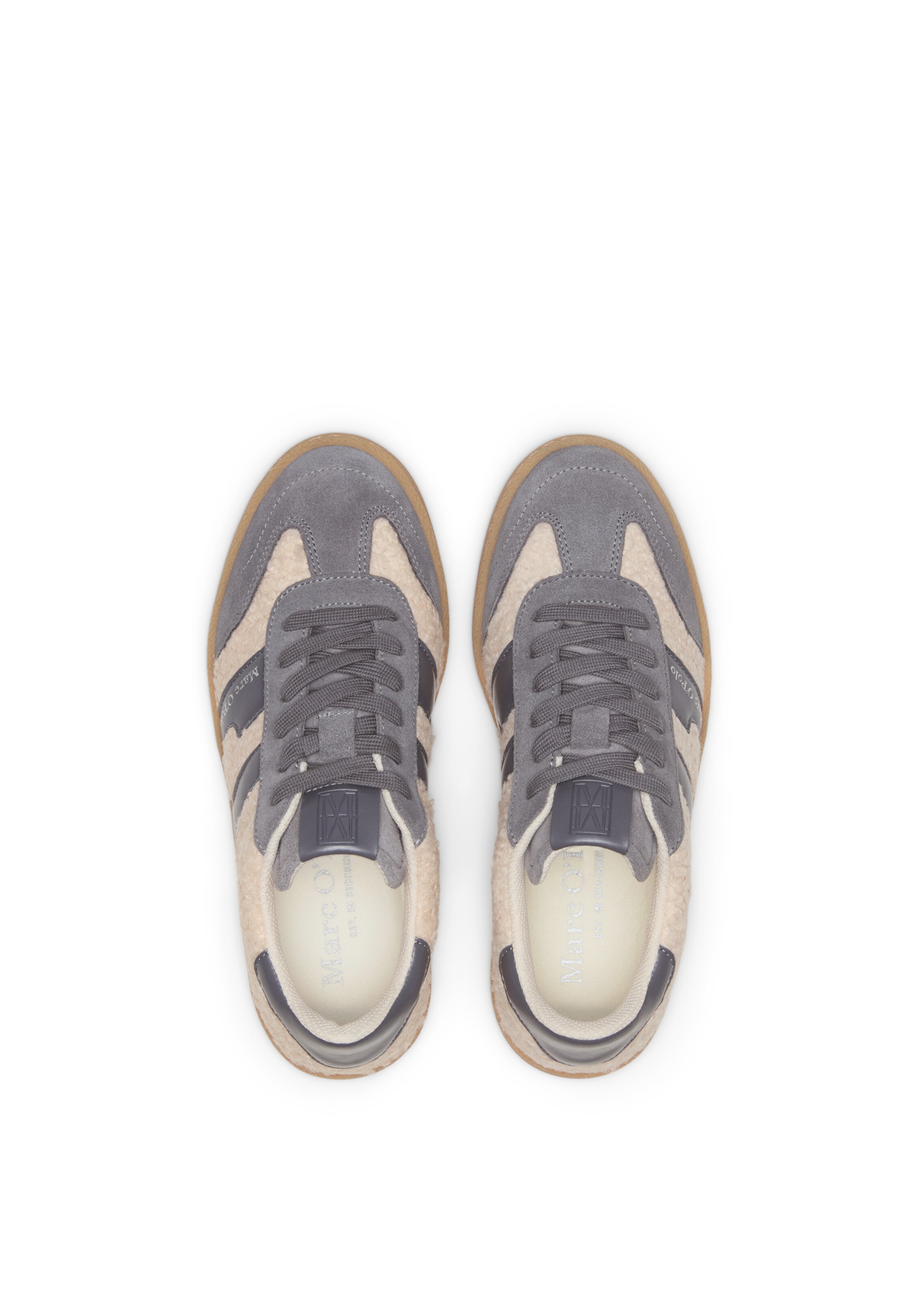 Marc O'Polo Sneaker 'Court' in Grau
