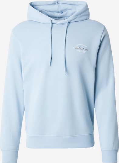 JACK & JONES Sweater majica 'JJBRANDON' u svijetloplava / crna / bijela, Pregled proizvoda