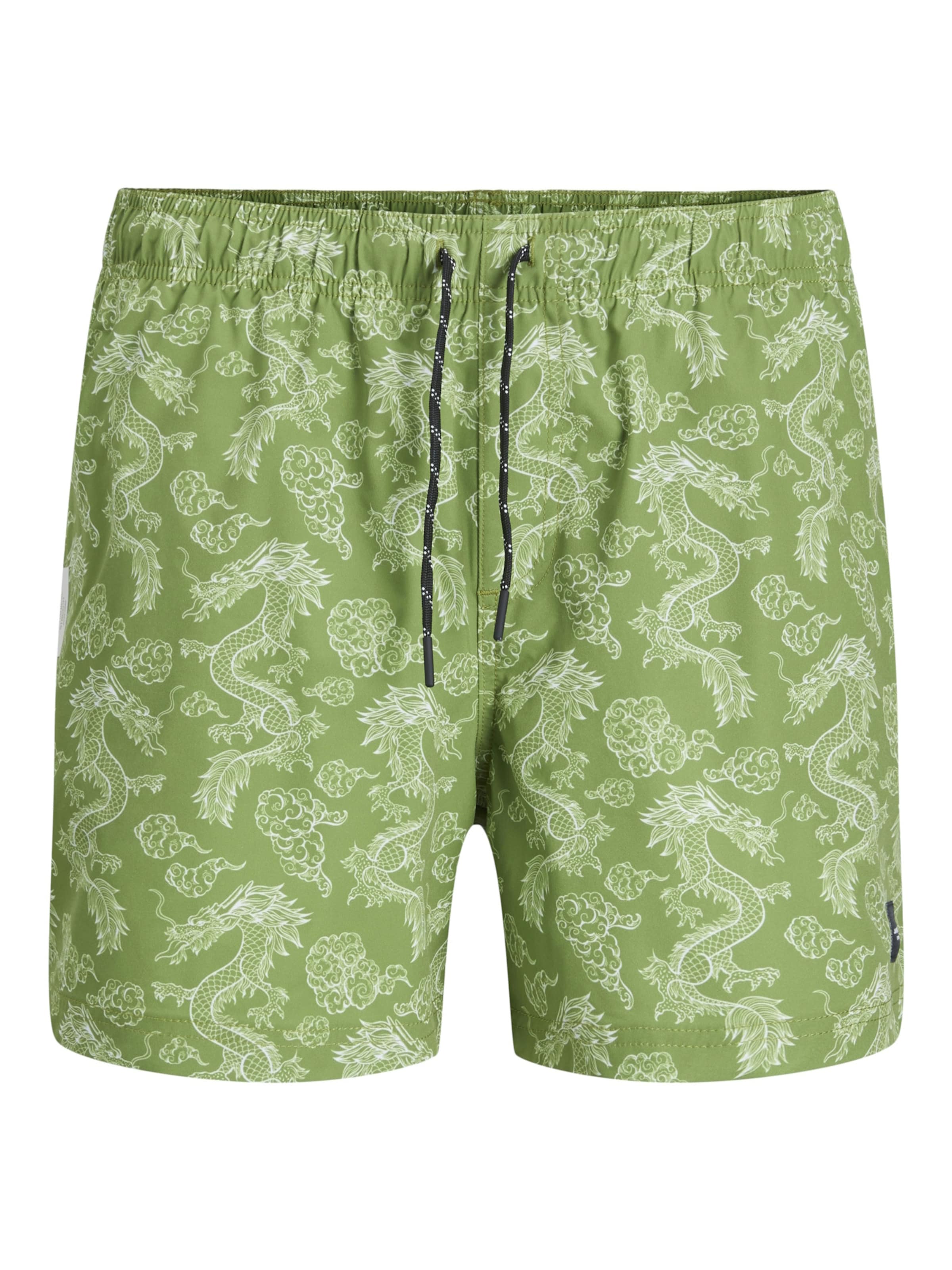 Pantaloncini da bagno 'JPSTMaui' di JACK & JONES in verde: frontale