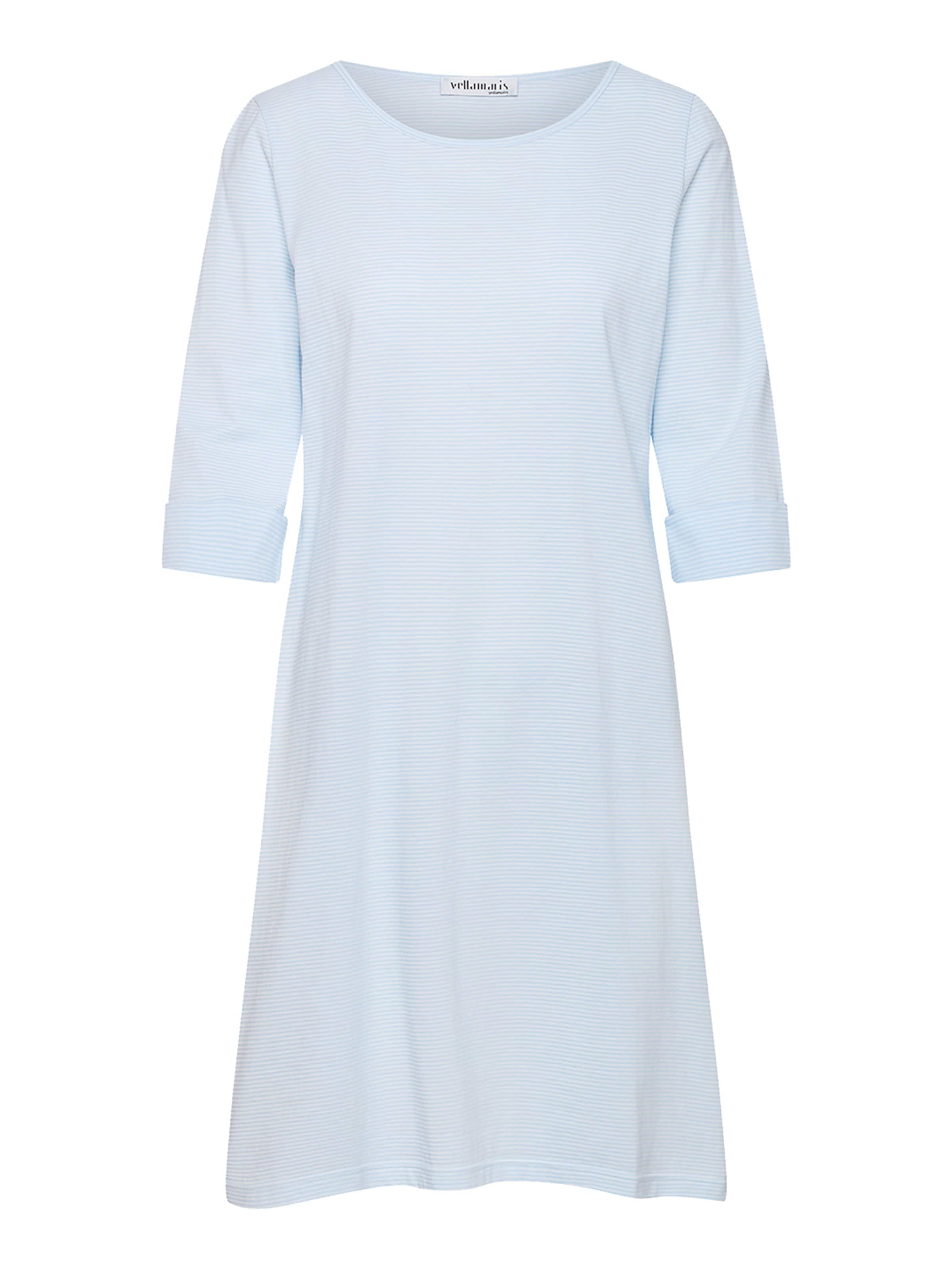 Yellamaris Nachthemd ' Basic ' in Blau: Vorderseite