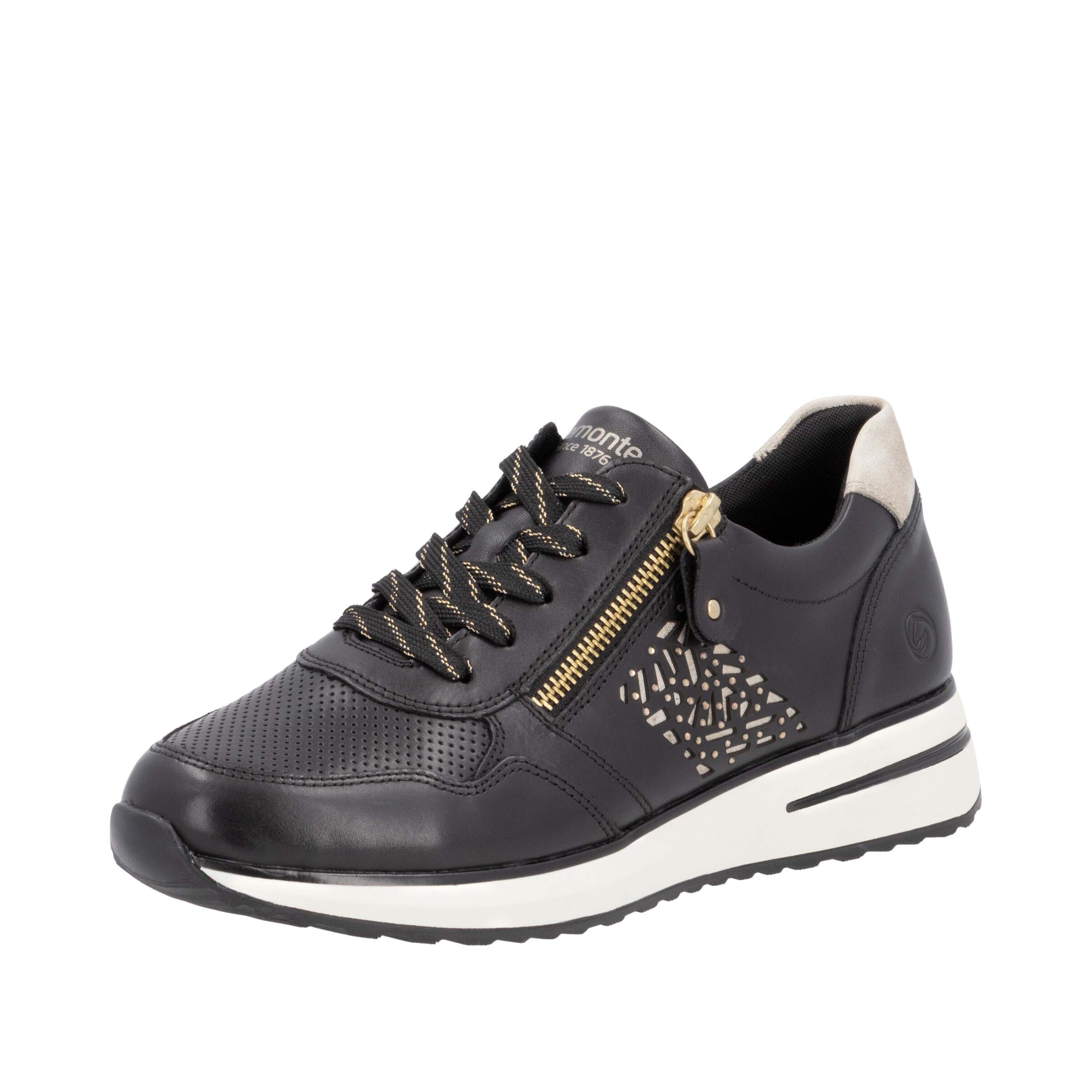 Baskets basses 'D1G00' REMONTE en noir : devant