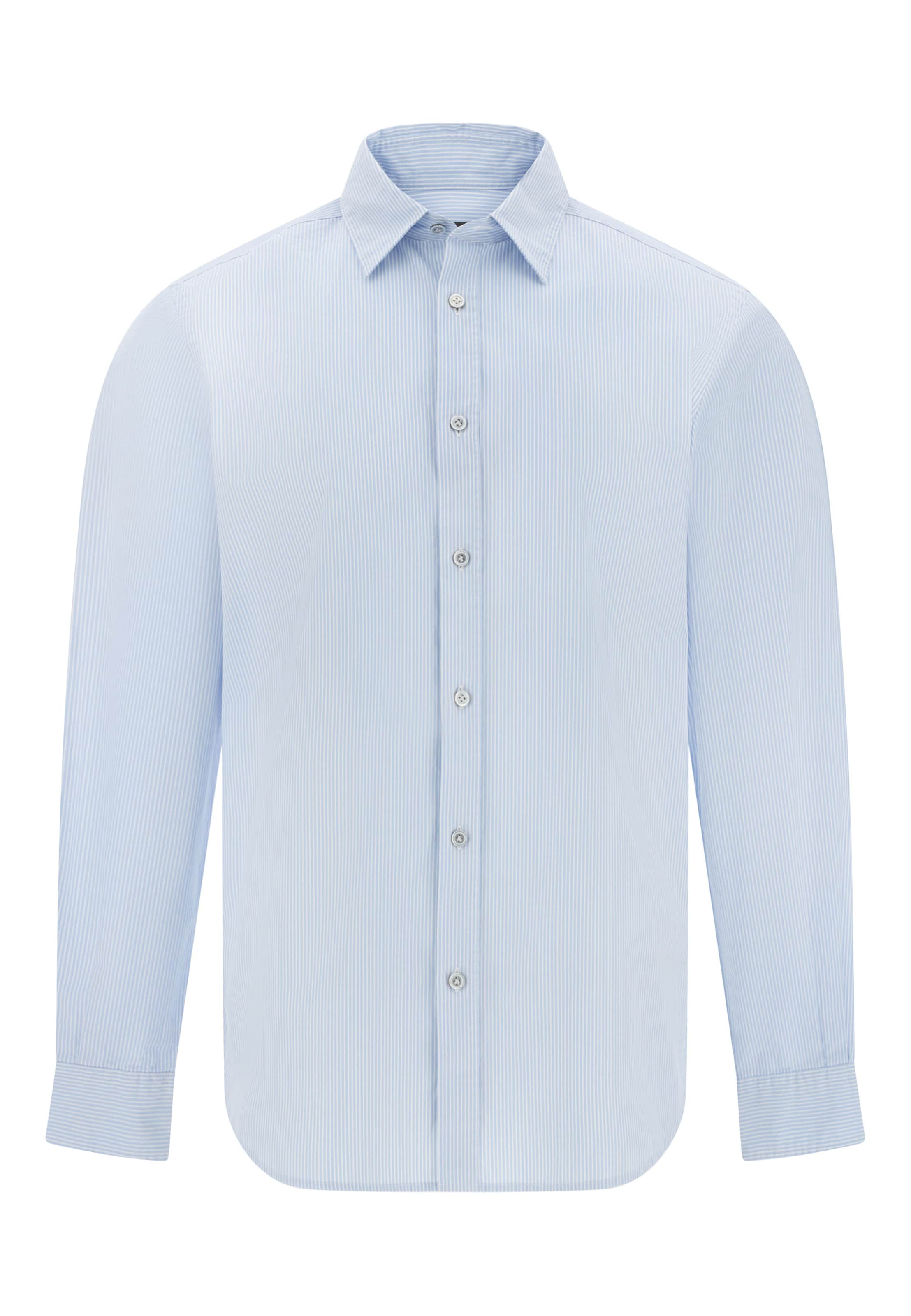 Regular fit Camicia 'B Sustainable' di Boggi Milano in blu: frontale