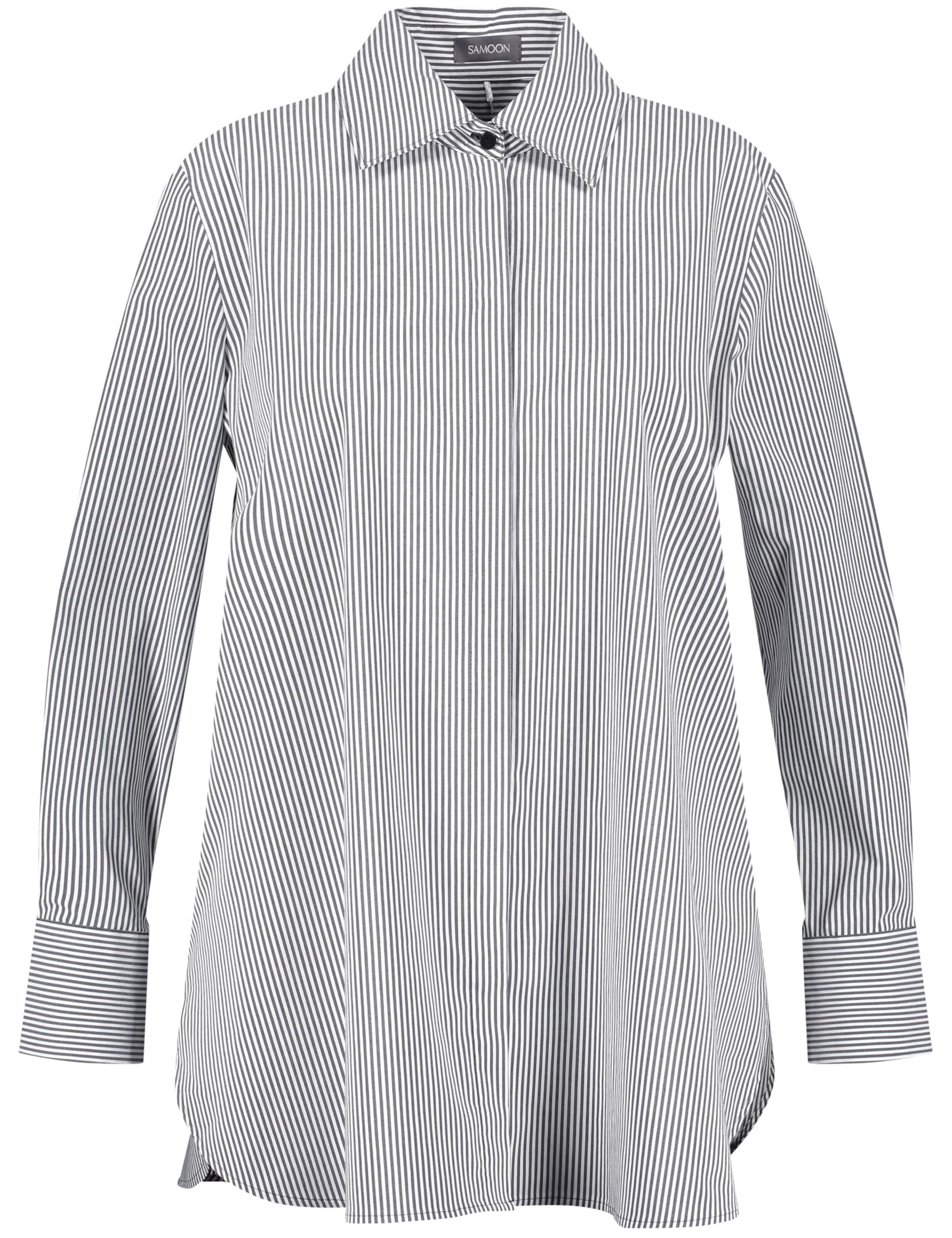 SAMOON Blouse in Blauw: voorkant