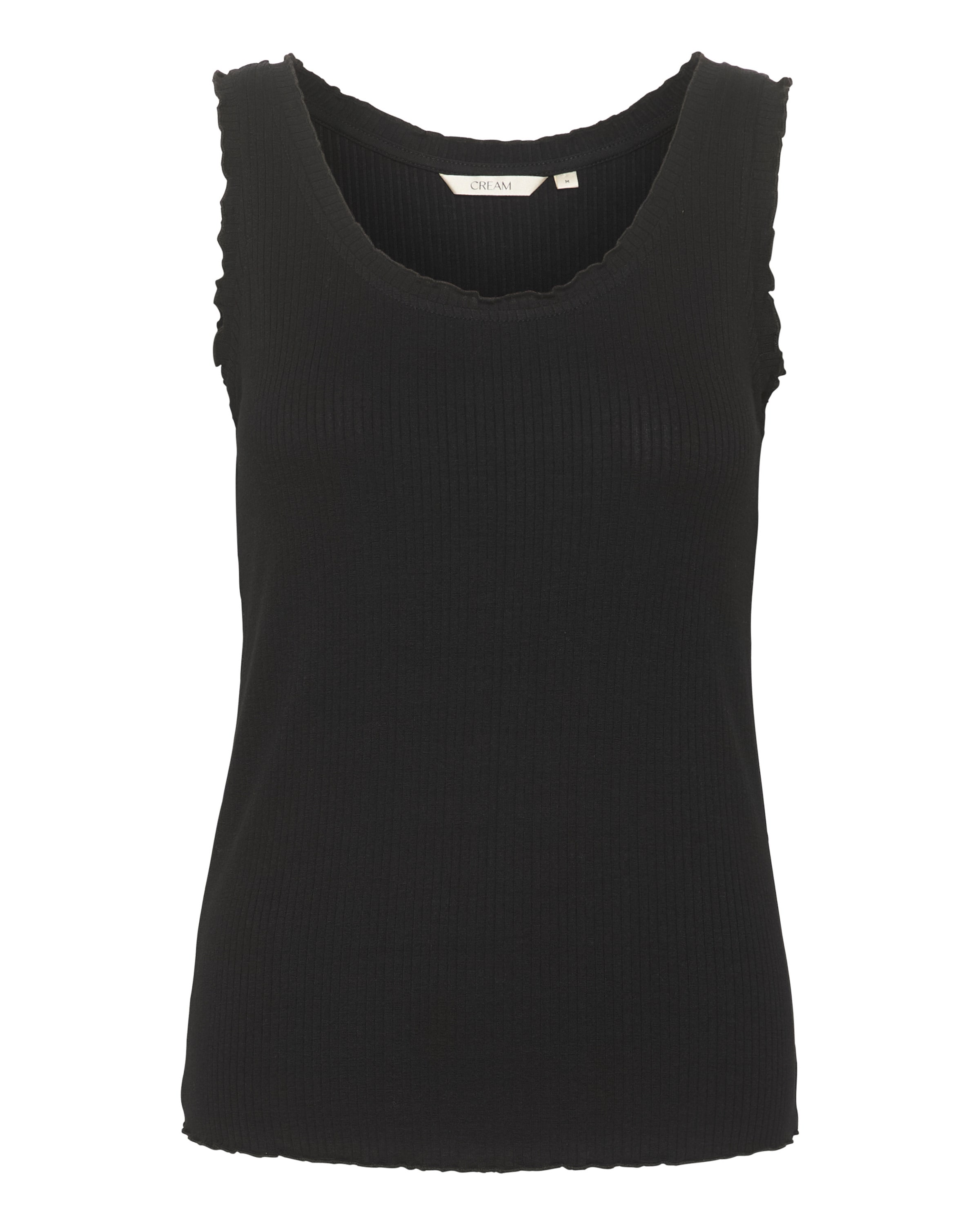 Cream Топ 'Ribba' в Черный: спереди
