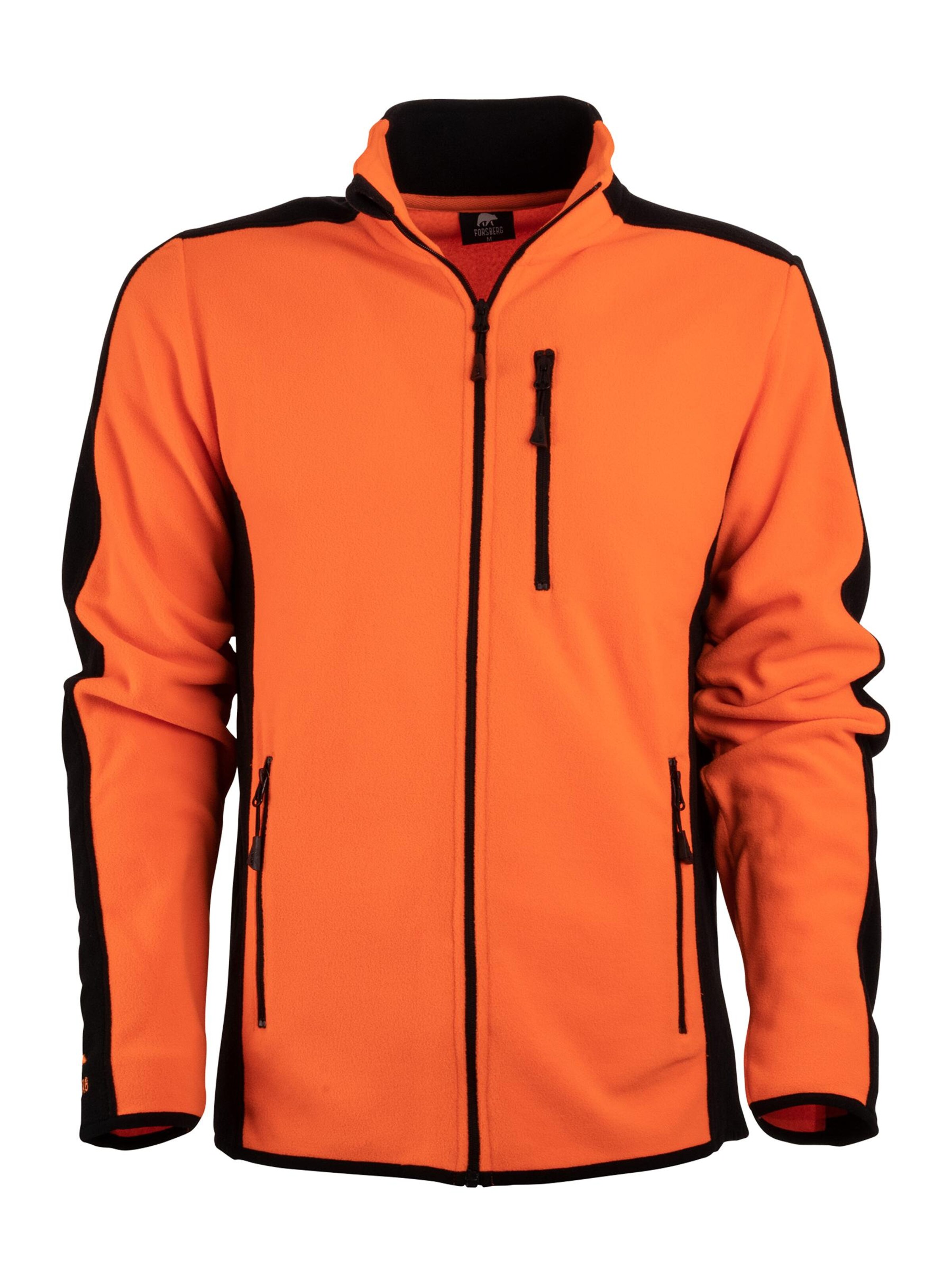 FORSBERG Fleecejacke 'Bjarkir'‌‌‌ in Orange: Vorderseite