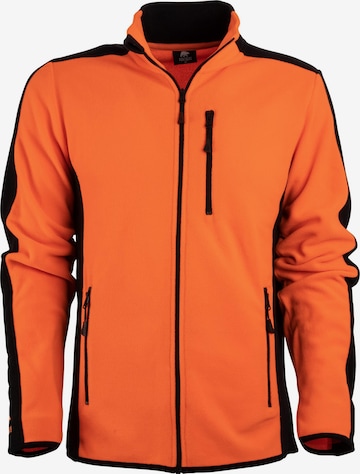 FORSBERG Fleecejacke 'Bjarkir' in Orange: Vorderseite