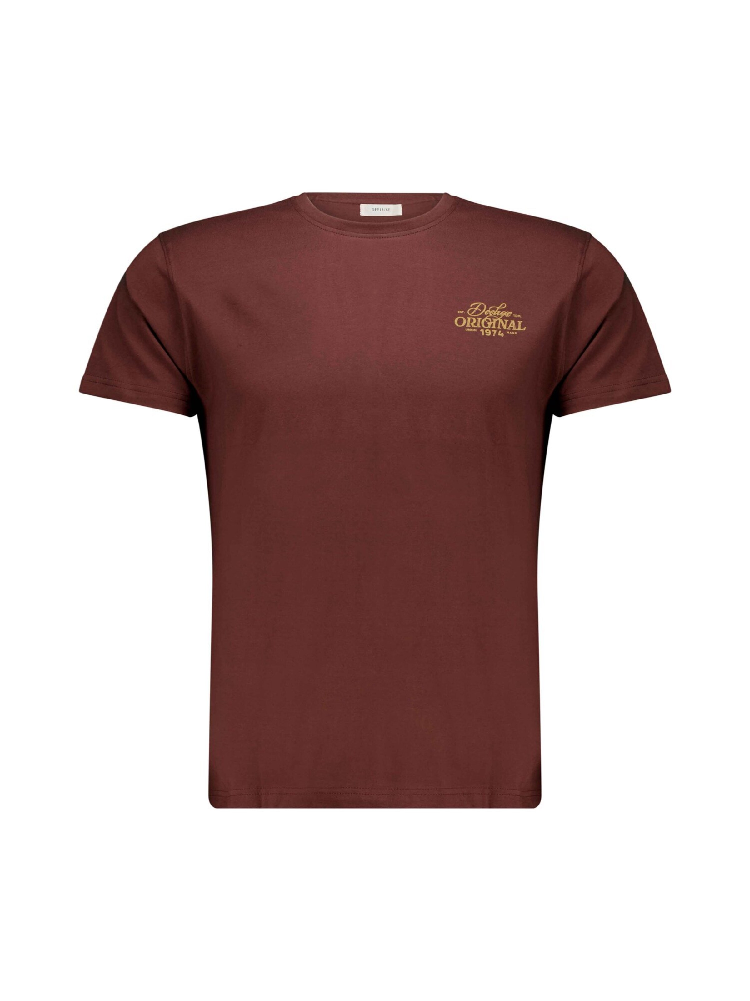 Deeluxe Shirt 'NATEDO' in Bruin: voorkant