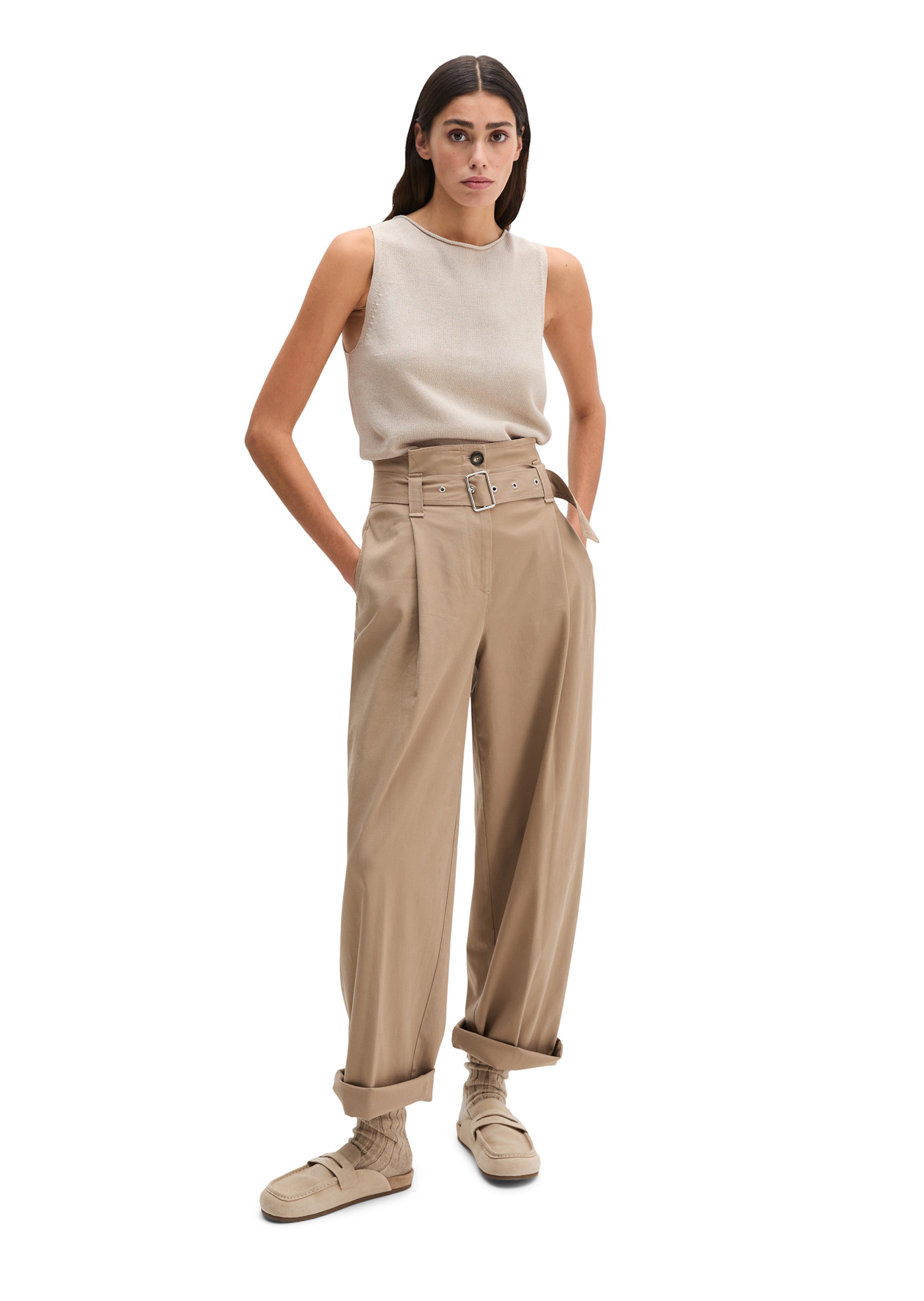 Marc O'Polo Knitted top in Grey