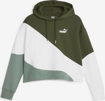 PUMA Sports sweatshirt in Green: front