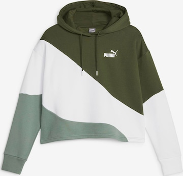 PUMA Sportief sweatshirt in Groen: voorkant