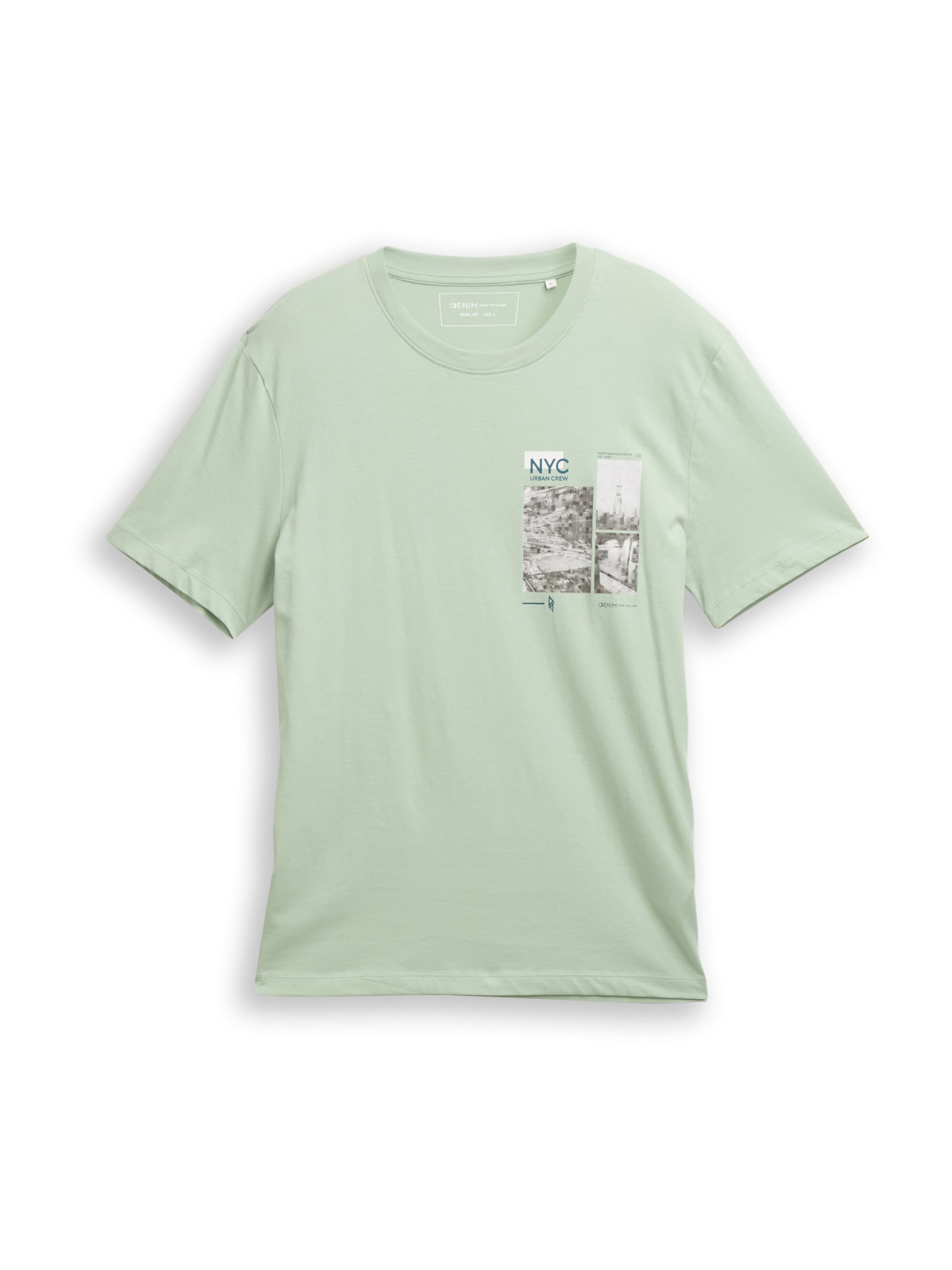 Maglietta di TOM TAILOR DENIM in verde: frontale