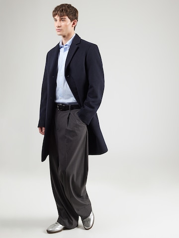 Calvin Klein Slim fit Zakelijk overhemd in Blauw