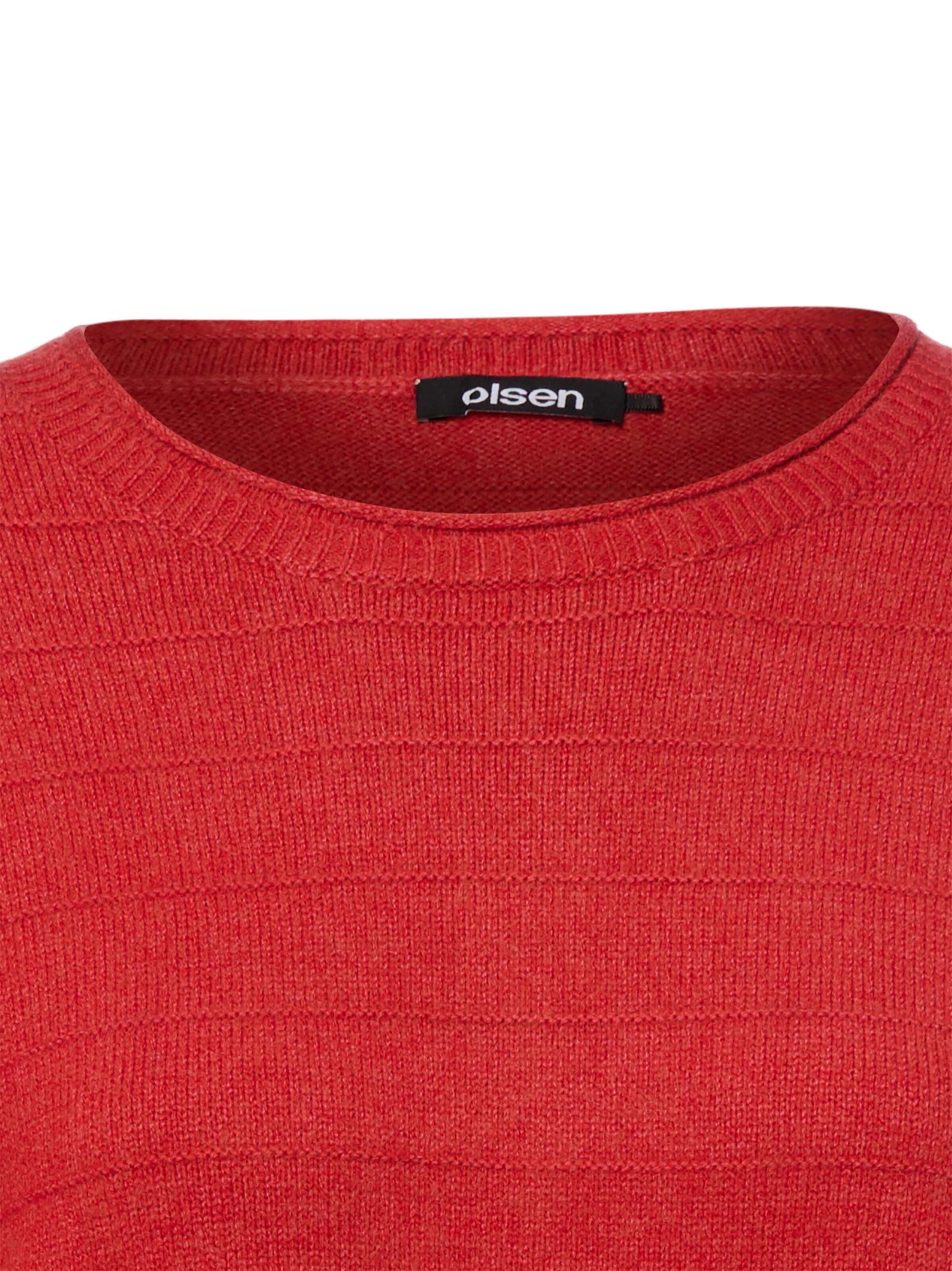 Olsen Pullover 'Henny' in Rot