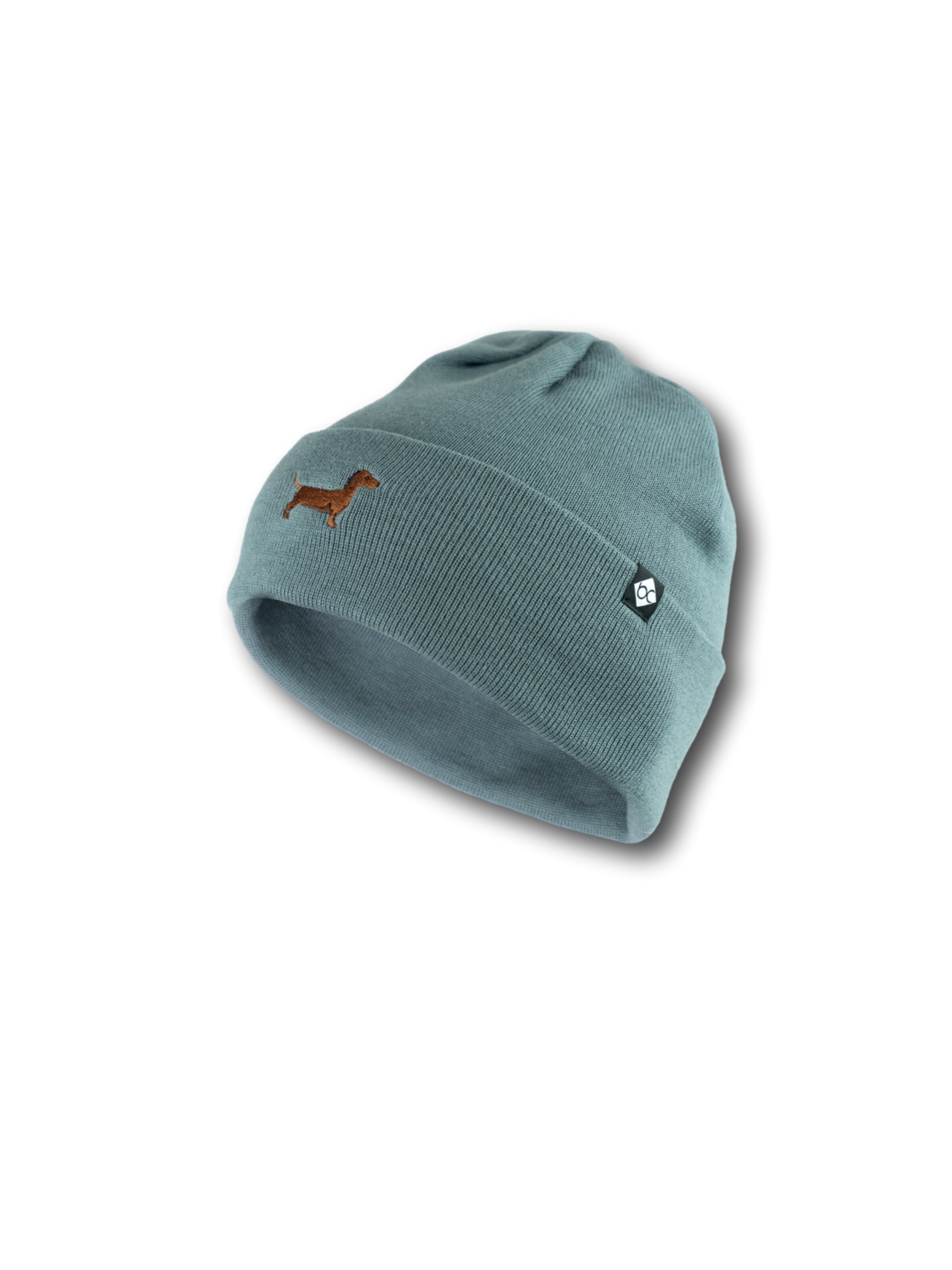 Bavarian Caps Beanie 'Bavarian Dackel' in Green: front