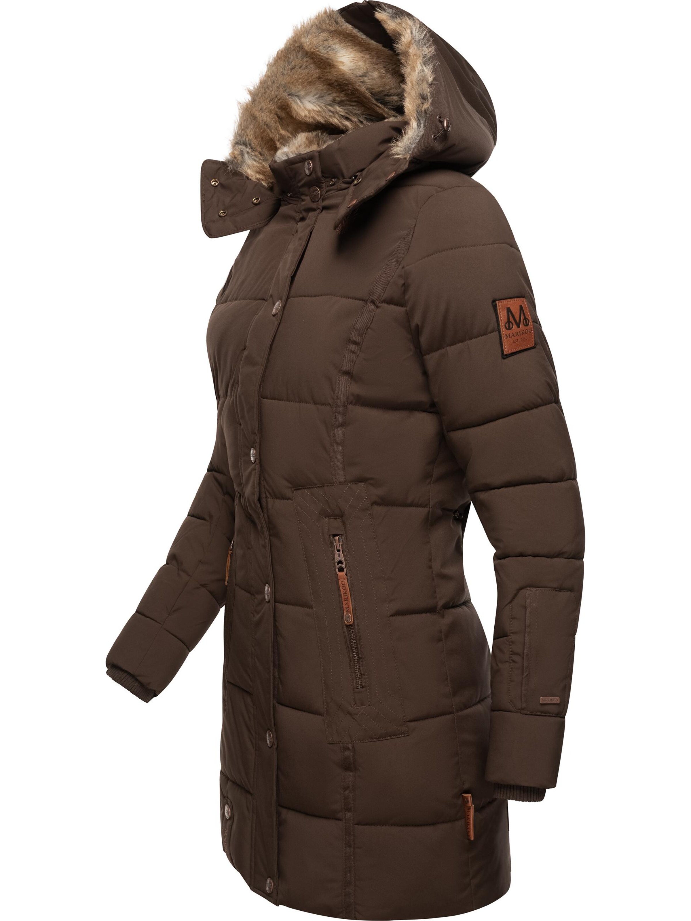 MARIKOO Winter coat in Brown
