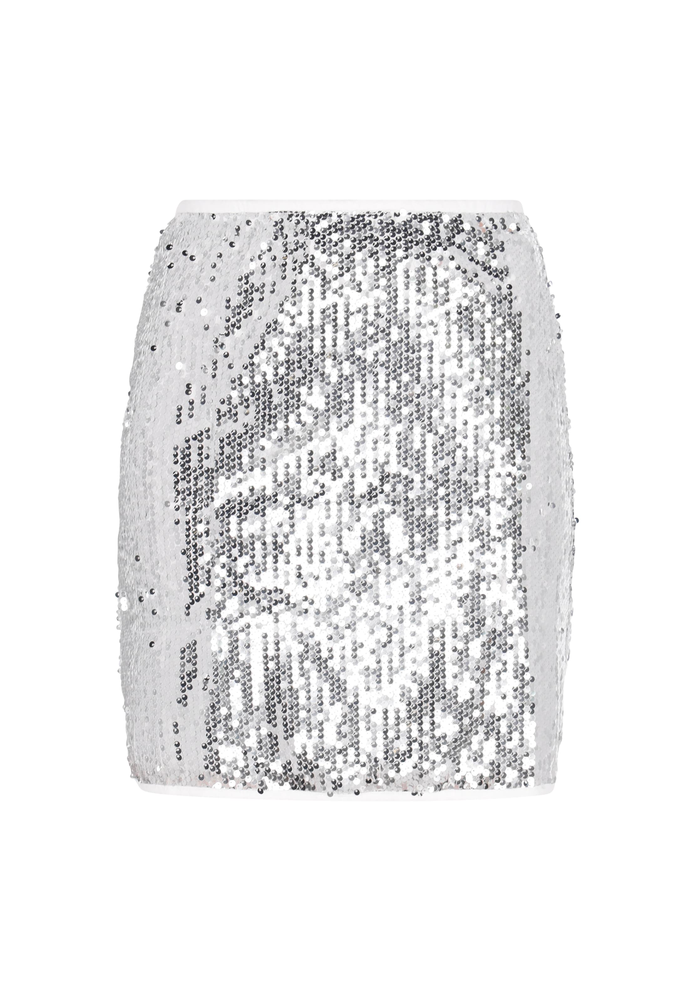 Jupe myMo at night en argent : devant