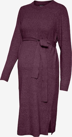 Pieces Maternity Knitted dress 'Cava' in Purple: front