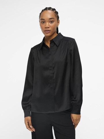 OBJECT Bluse in Schwarz: Vorderseite