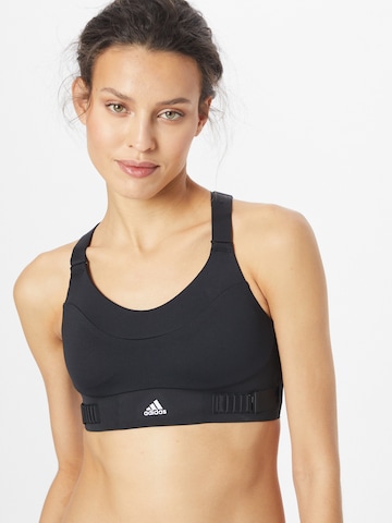 ADIDAS SPORTSWEAR Bralette Sports Bra in Black: front