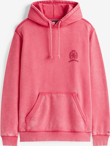 Tommy Jeans Суичър в червено: отпред